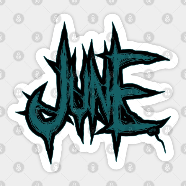 June Sticker by RizanDoonster